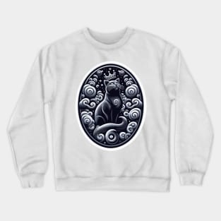 cat portrait t-shirt Crewneck Sweatshirt